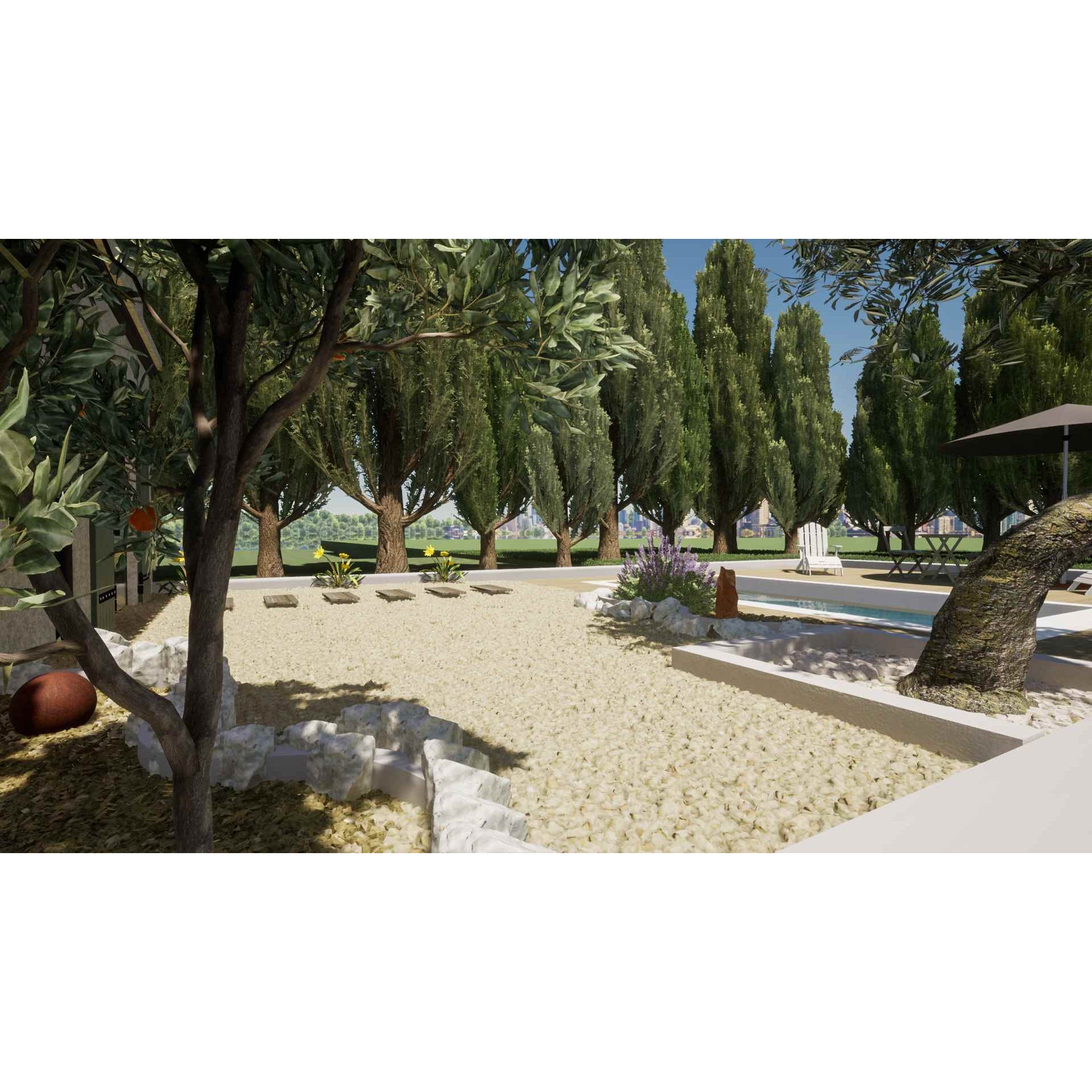 Kit aménagement jardin Provence 30m2 3