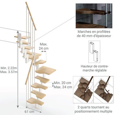 Poser un escalier escamotable (Castorama) 