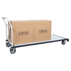 Chariot porte table rectangulaire - charge max 400kg - 800007628 3