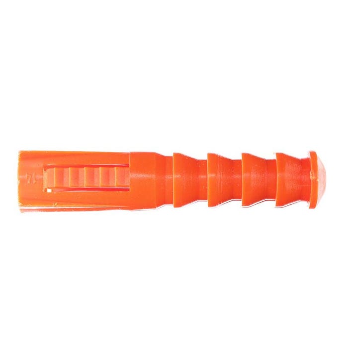 Chevilles universelles polyéthylène coloris orange diamètre 14 en boîte de 20 0