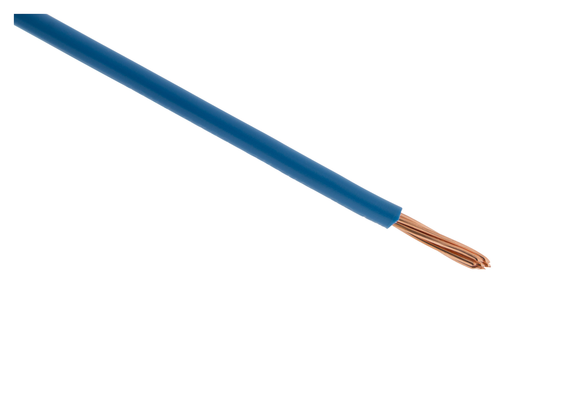 Fil d'alimentation électrique HO7V-R 10mm² Bleu - 200m