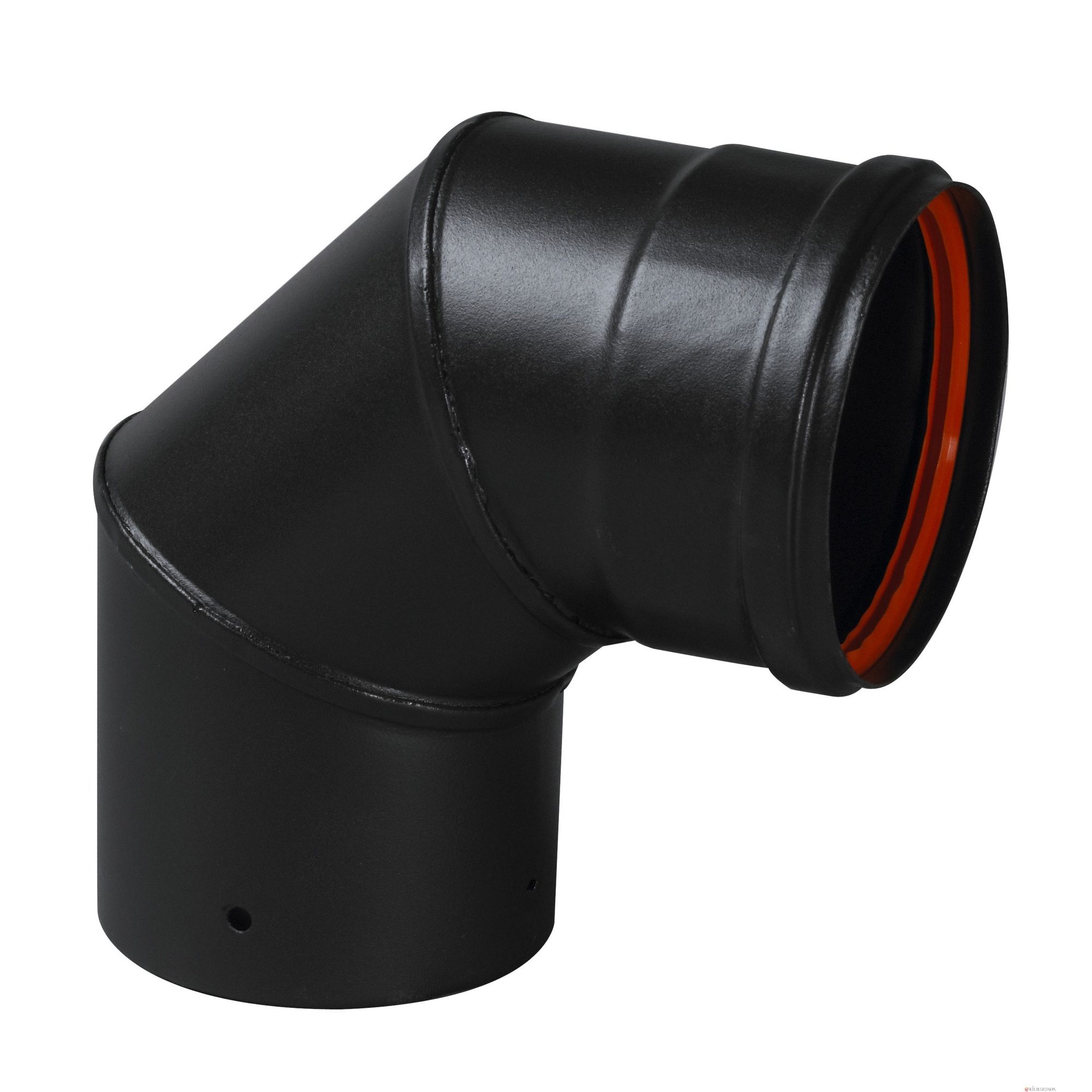 Coude 90° équerre noir mat 80 - TEN - 342429