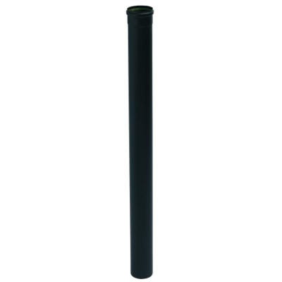 Tuyau 50cm noir mat avec joint fibre D80 - TEN - 344509