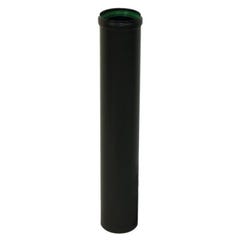 Tuyau 50cm noir mat avec joint fibre D80 - TEN - 344509 1