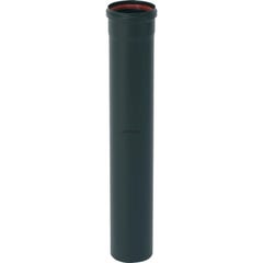 Tuyau 50cm noir mat avec joint fibre D80 - TEN - 344509 0