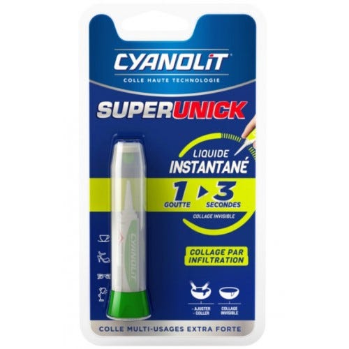 COLLE liquide Cyanolit Instantanée SUCCES Porcelaine tube 2g - 2144108 0