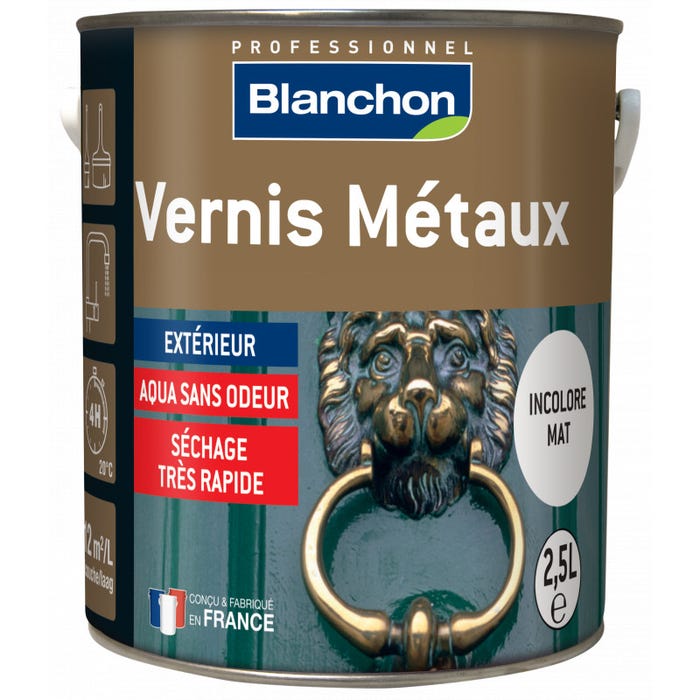 Vernis métaux Incolore Mat Blanchon 2.5L 0