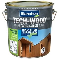 Lasure Tech-Wood Chêne foncé - 2,5L - BLANCHON