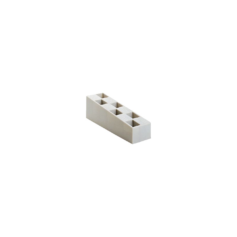 Carton de 50 Cales crantées multi-usages - 50X45X150 - GRISES
