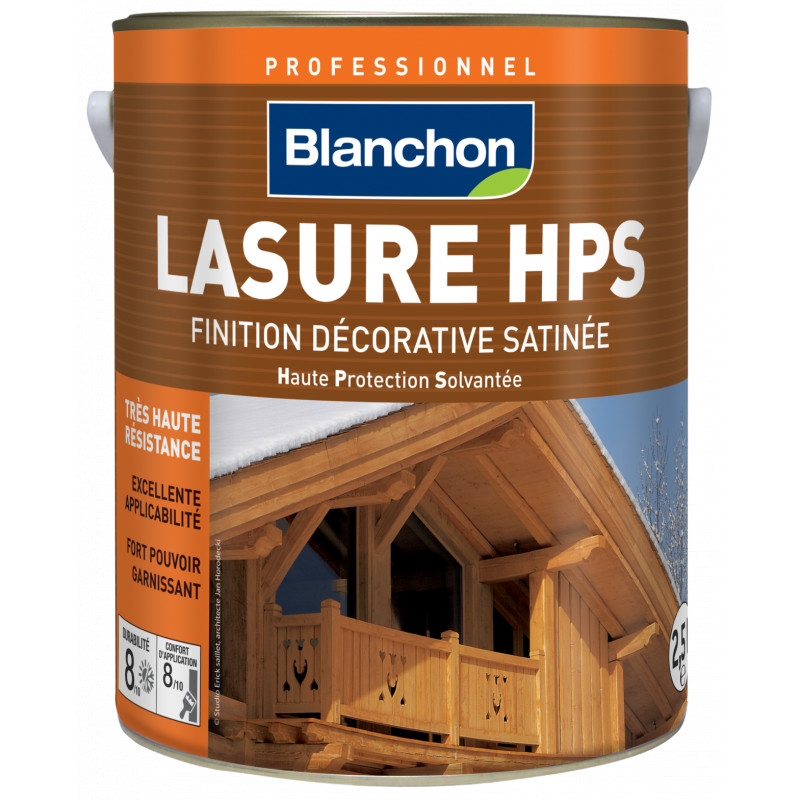 Lasure satinée HPS 2.5L - BLANCHON