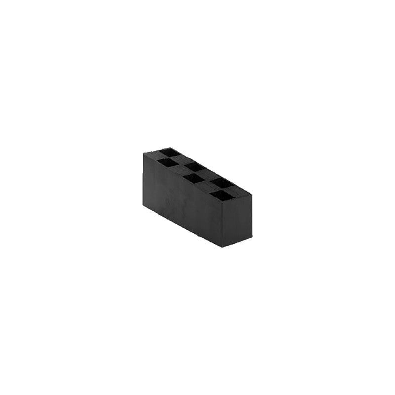 Carton de 80 Cales crantées multi-usage - 70x45x150 mm NOIRES
