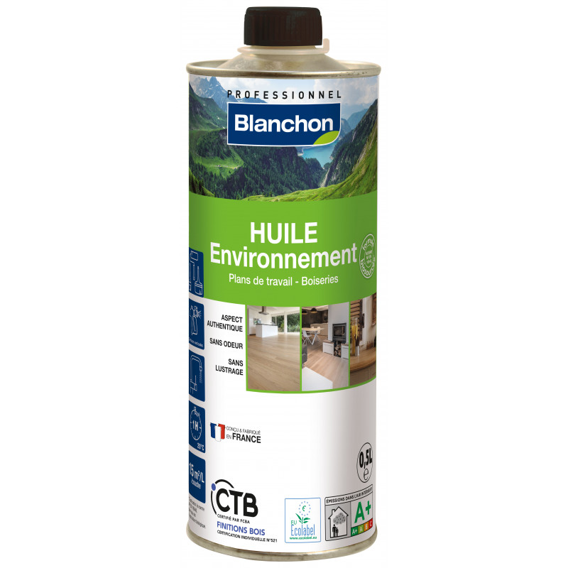 Huile parquet environnement - bois Brut 0,5L