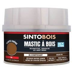 Mastic à bois SINTOBOIS fin blanc 570g - SINTO - 33891 1