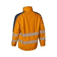 Veste de pluie softshell Hotaru orange et marine - Coverguard - Taille XL 1