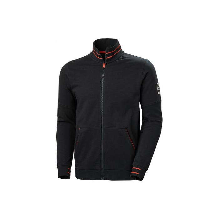 Sweat-shirt zippé noir kensington - HELLY HANSEN - Taille XL 3