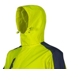 Veste de pluie softshell Hotaru jaune et marine - Coverguard - Taille XL 2