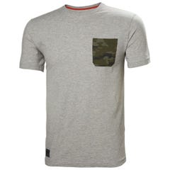 Tee-shirt Kensington Gris/Camo - Helly Hansen - Taille L