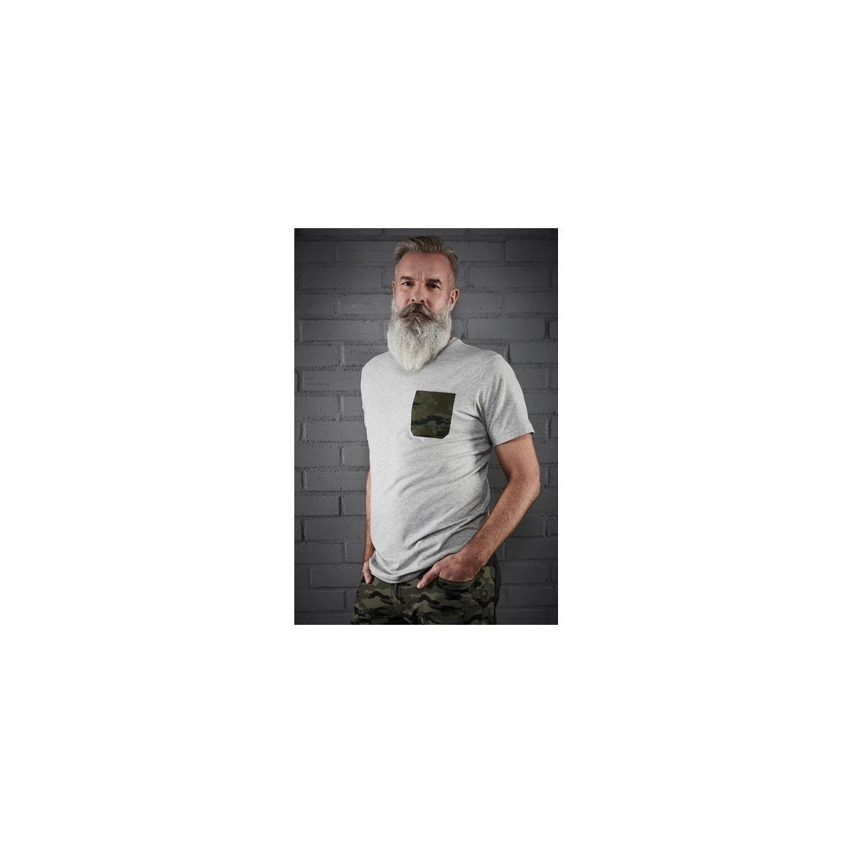 Tee-shirt Kensington Gris/Camo - Helly Hansen - Taille 3XL 4