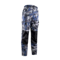Pantalon KAMMO Camouflage Bleu-Gris - COVERGUARD - Taille S 0