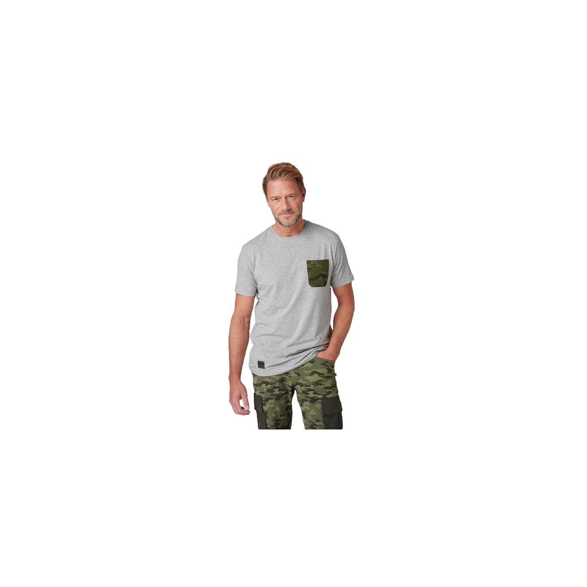 Tee-shirt Kensington Gris/Camo - Helly Hansen - Taille XL 2