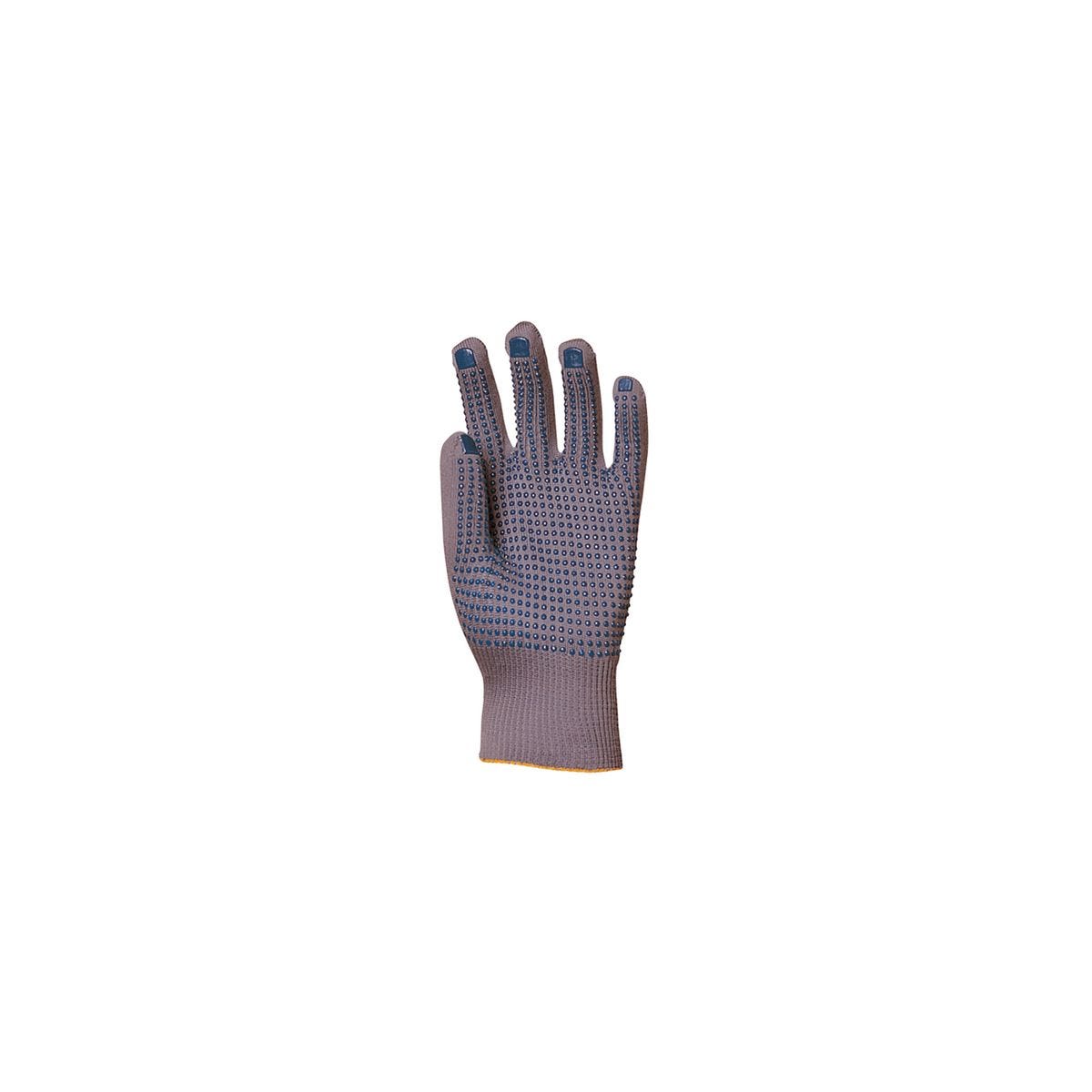 Gants nylon gris tricoté, picots bleus 1 face TH - Coverguard 0