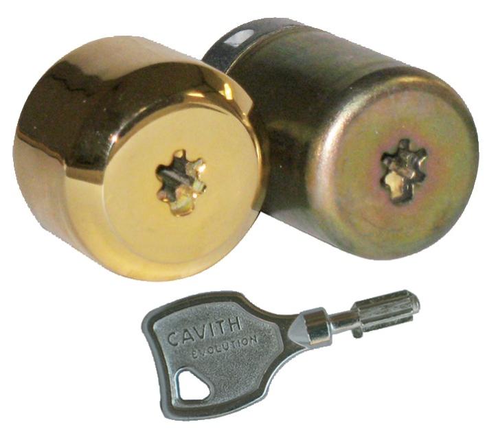 Jeu de cylindre CAVERS CAVITH pour serrure cambrée A2P3 - ISEO - 56300061