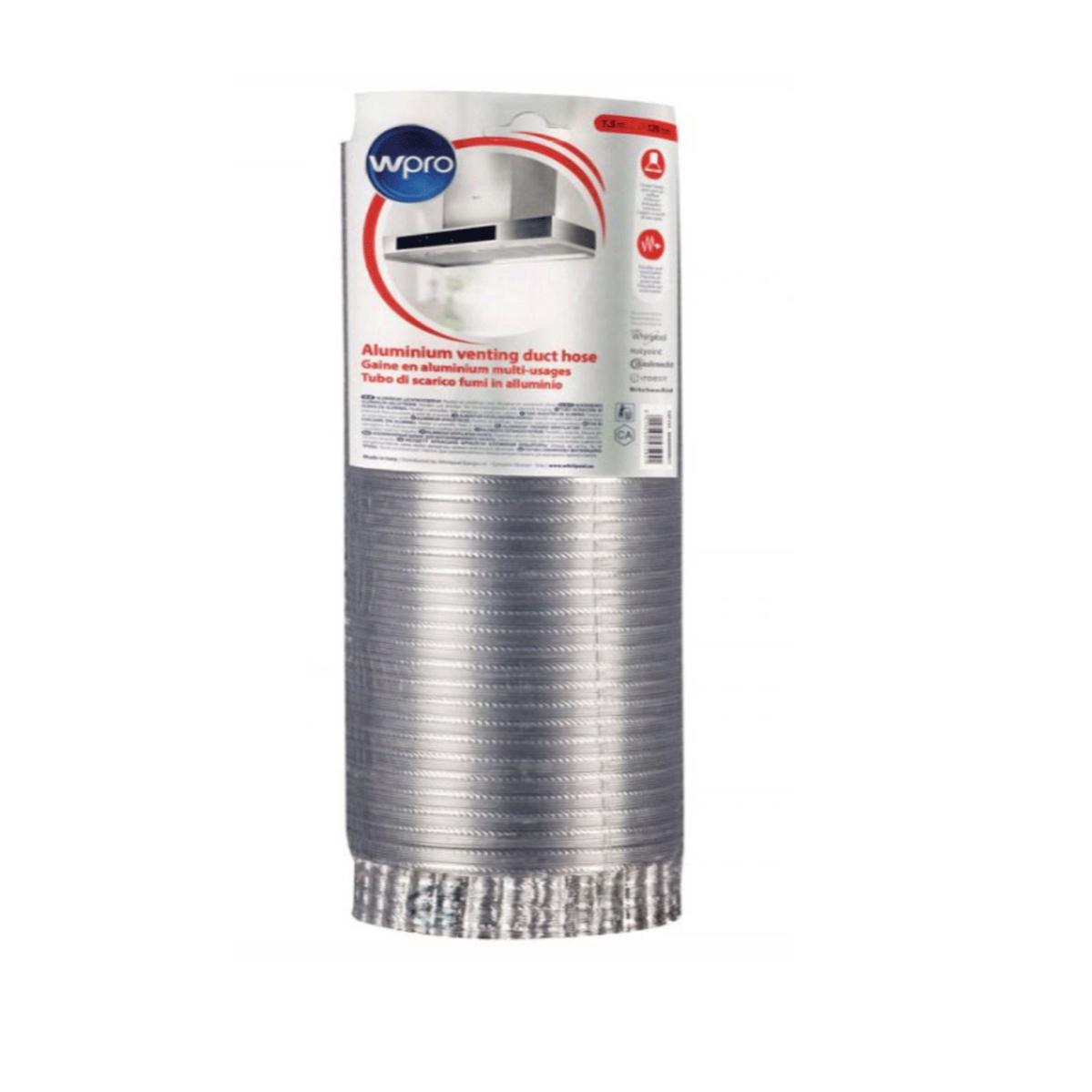Gaine de hotte en aluminium diam 120 mm 484000008611, CHT154/1 484000008611 CHT154/1 Accessoires et entretien WHIRLPOOL