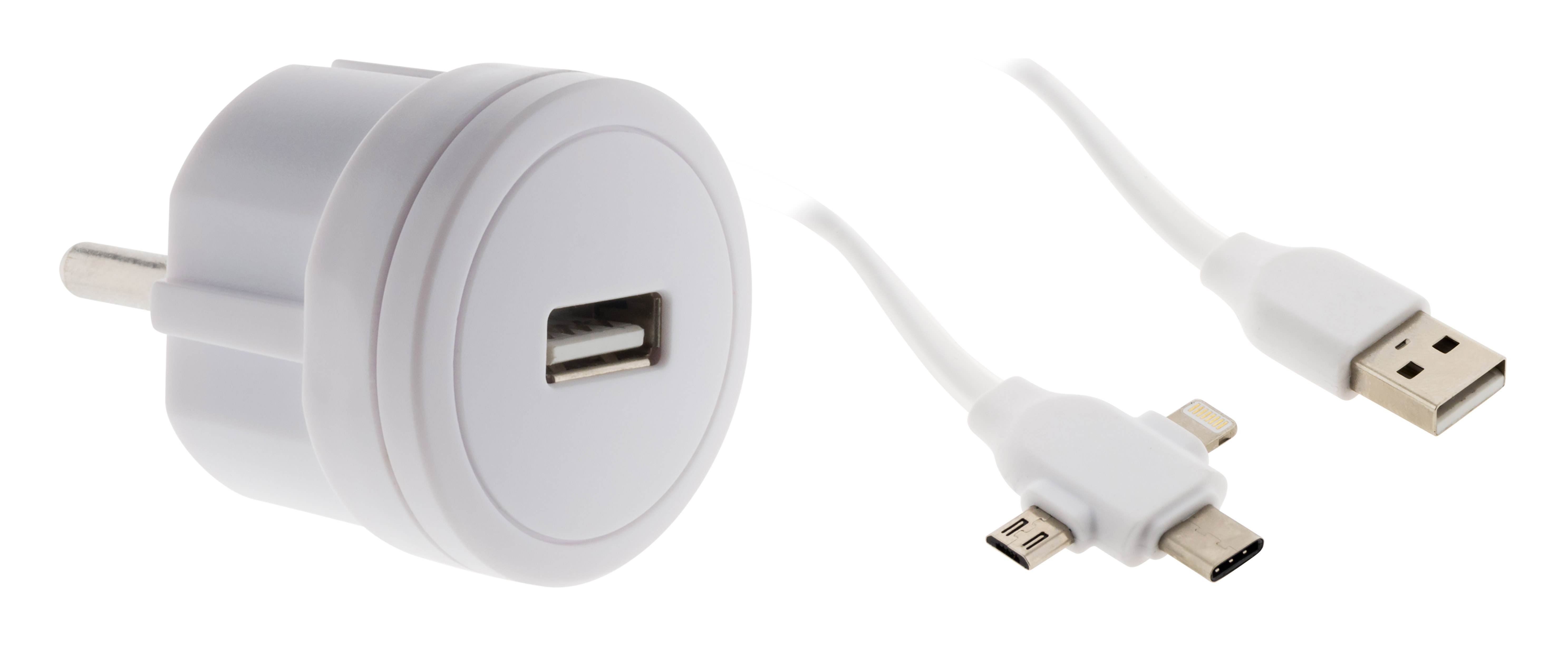 Adaptateur USB avec cordon USB universel