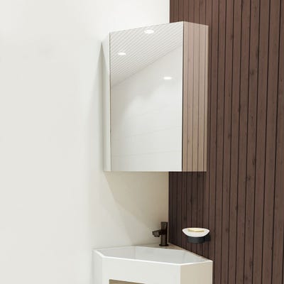Armoire de toilette CORSA 31cm - 1 porte miroir 2