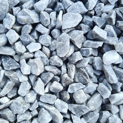 Kit Graviers gris + dalles stabilisatrices = 1 Big Bag gravier gris de marbre Nevada 8/12 1,5T [environ 20m2] + 20m2 dalles stabilisatrices blanches 2