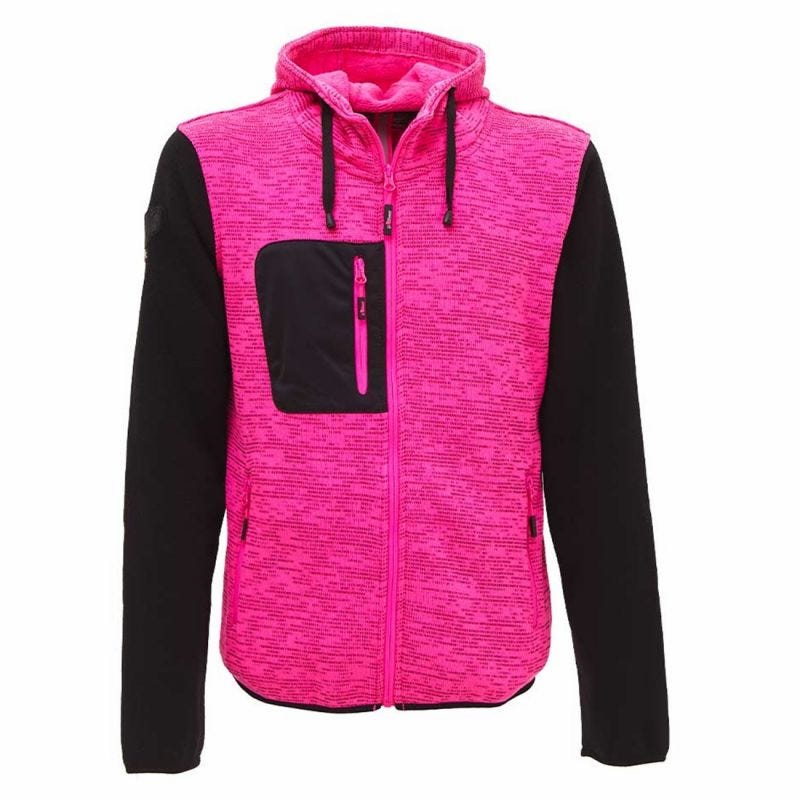 U-Power - Sweat-shirt zippé rose pour femmes RAINBOW - Rose - XL 6