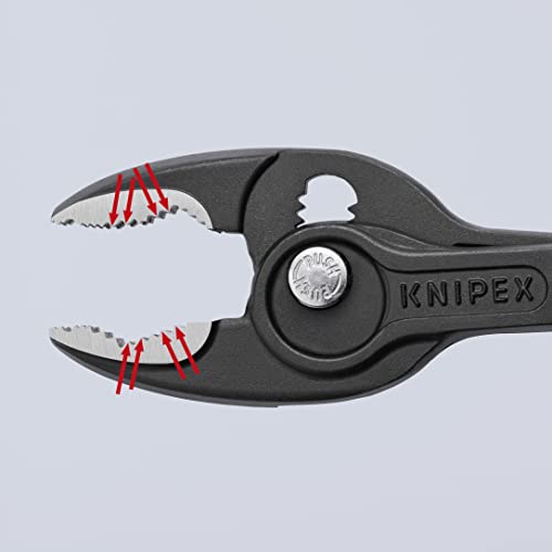 Knipex 82 02 200 - Alicate agarre frontal ajustable Knipex TwinGrip 200 mm. con mangos bicomponentes 4