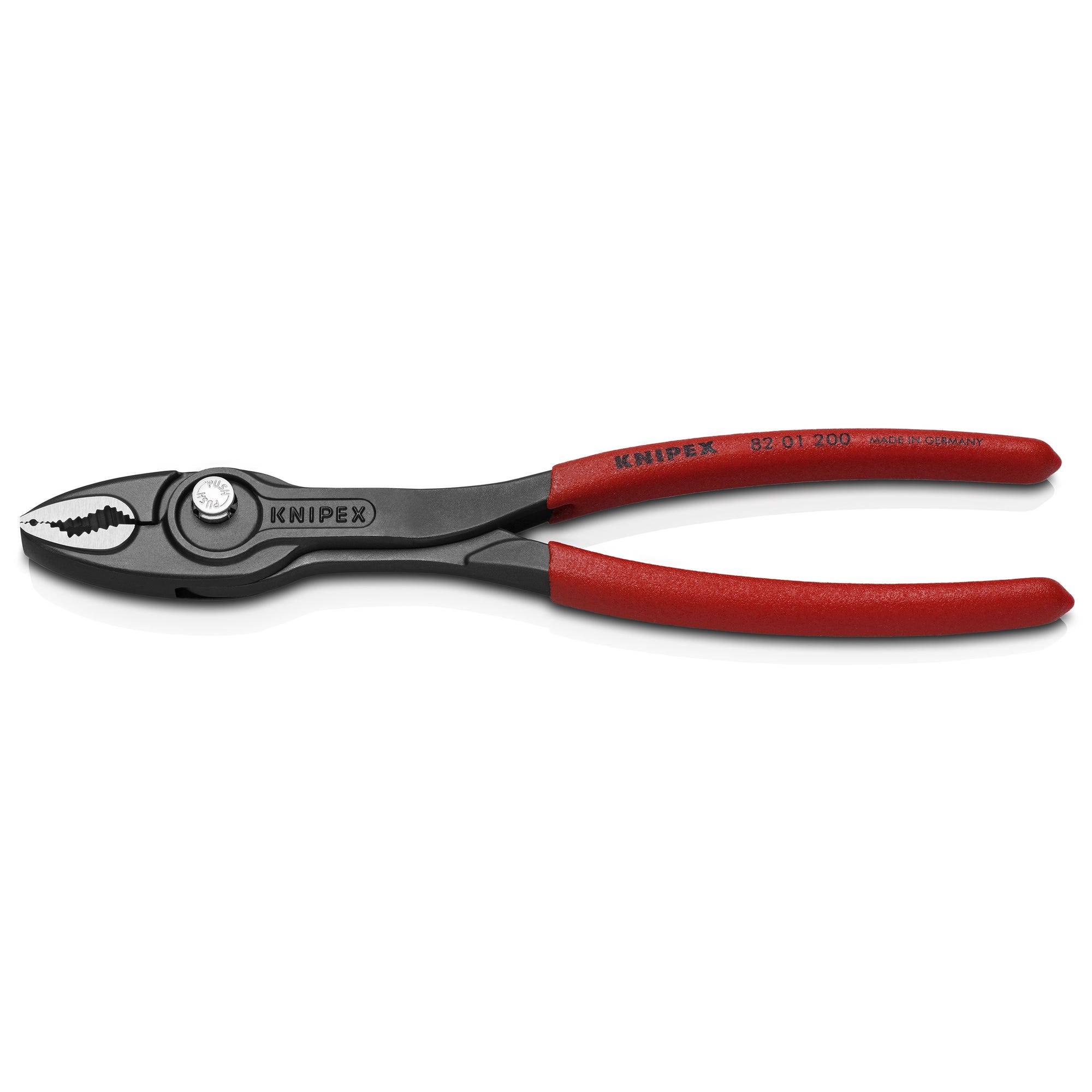 Knipex 82 01 200 - Alicate agarre frontal ajustable Knipex TwinGrip 200 mm. con mangos PVC 0