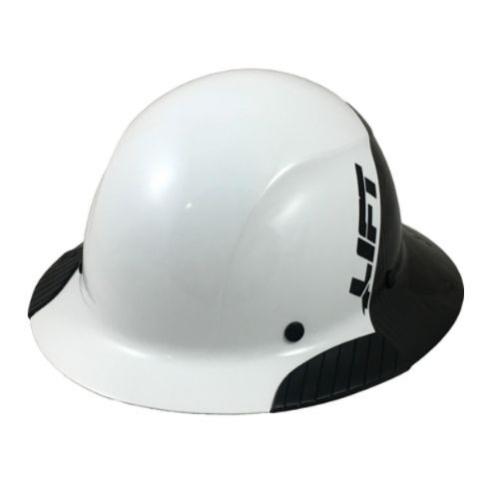 Casque de chantier Dax Full Brim Blanc Lift