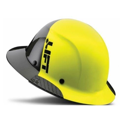 Casque de chantier Dax Full Brim Jaune Lift