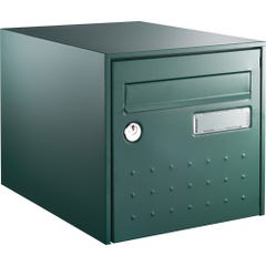 Boîte aux lettres STEEL BOX Decayeux - Simple face - Vert
