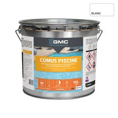 COMUS PISCINE GMC - Blanc 10L - Peinture pour piscines et maçonnerie en immersion - COMUS