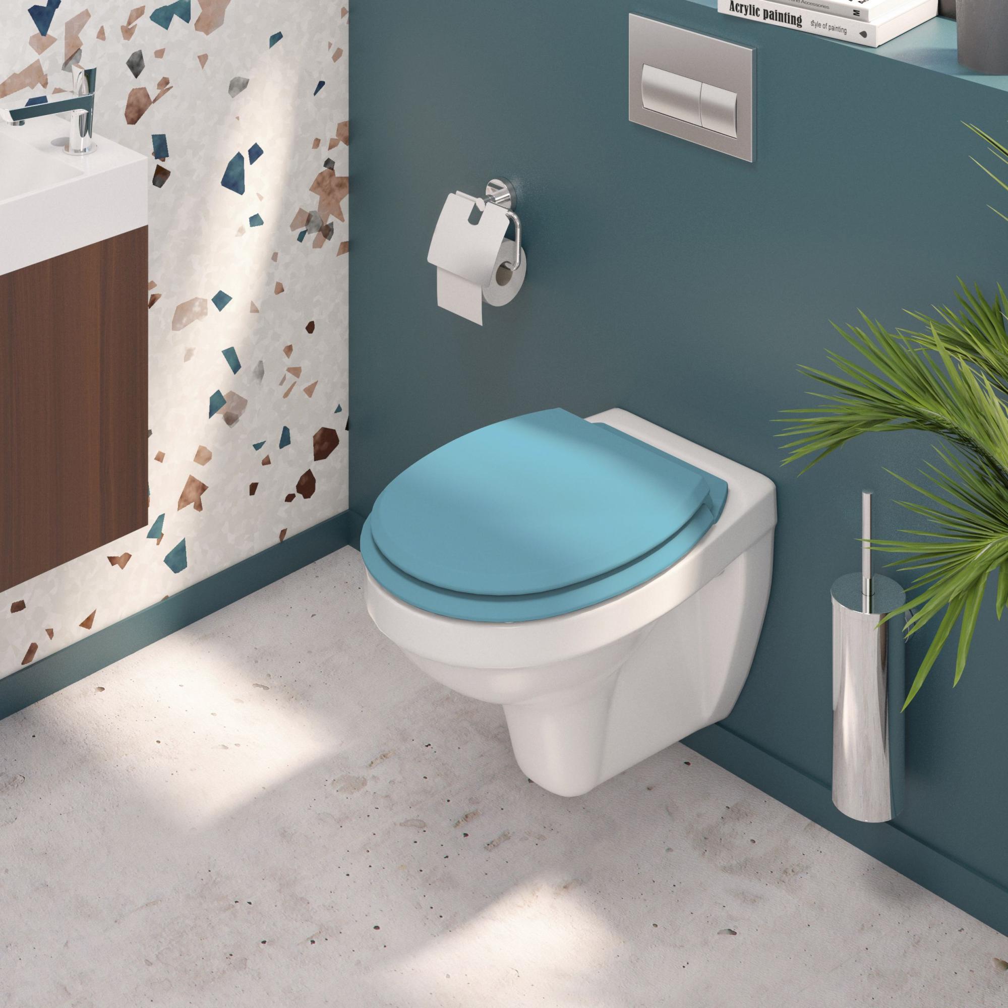 Abattant wc bleu turquoise best sale