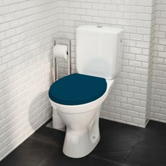 Abattant WC en HDF BOLIVA bleu canard 1