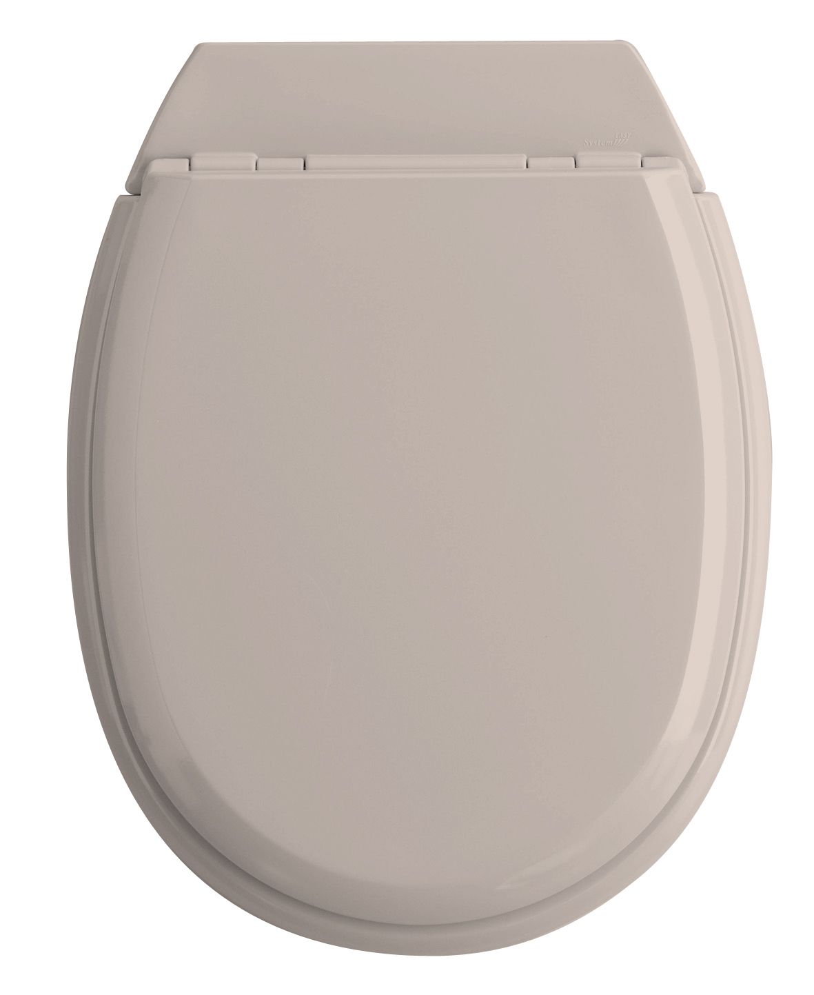 Abattant WC en bois compressé déclipsable ATLAS taupe clair