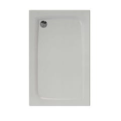 Receveur de douche extra-plat texture effet pierre MOONEO RECTANGLE 140 x 90 cm blanc 0