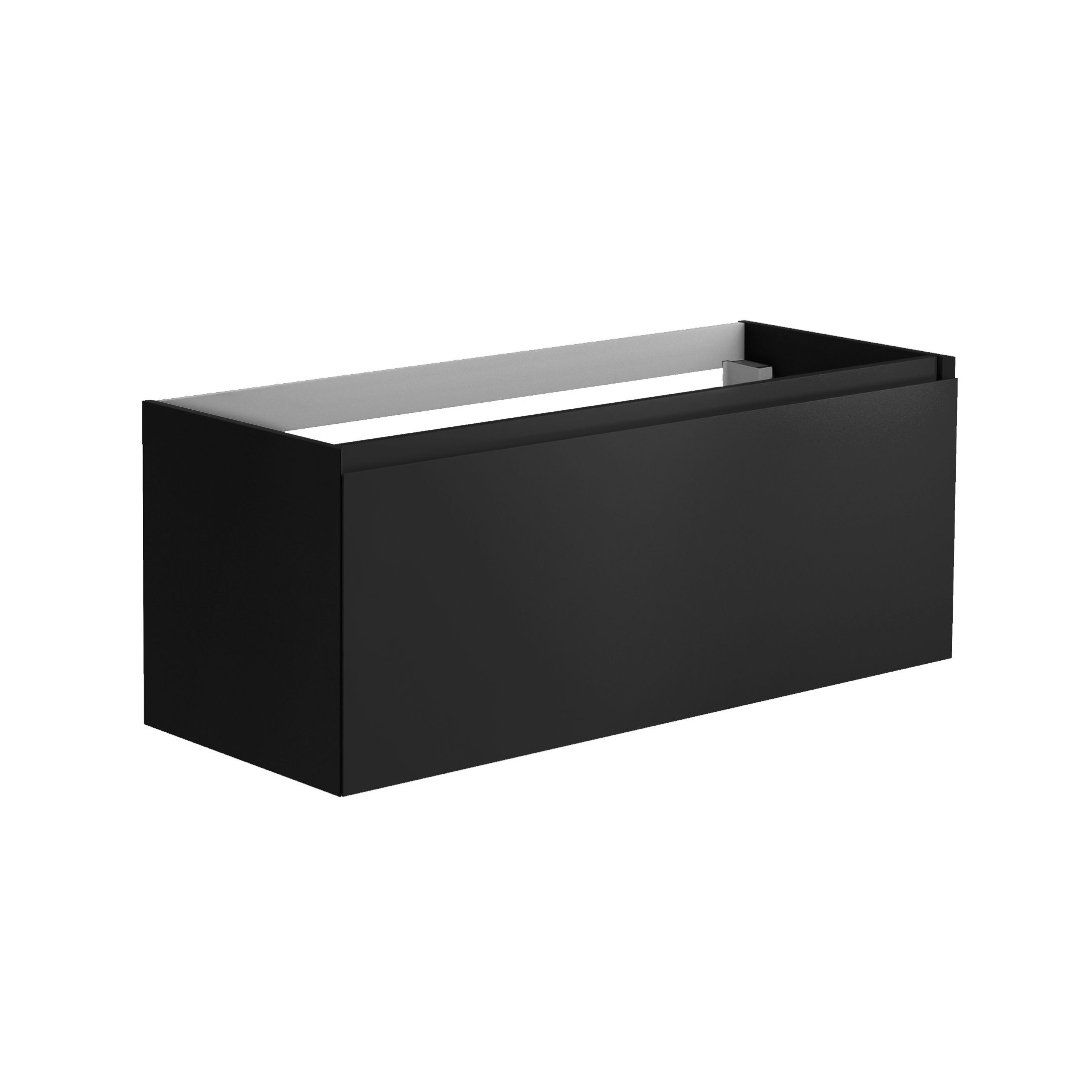 Meuble sous-vasque 120 cm noir ultra mat