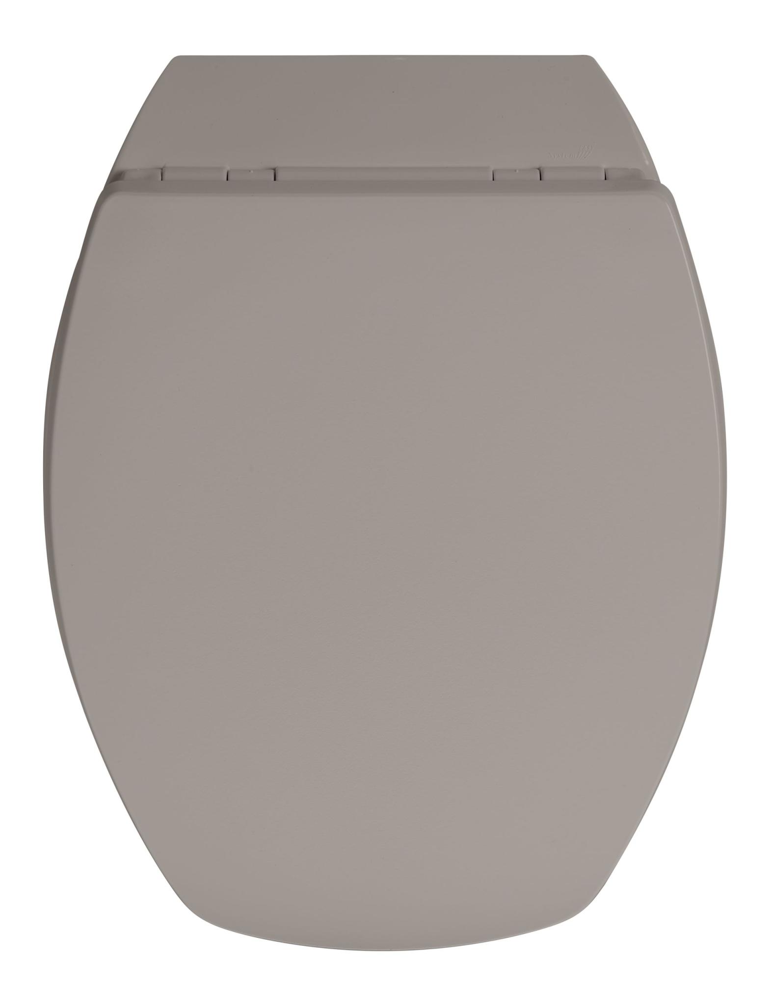 Abattant WC en bois compressé BACCARA 2 taupe foncé
