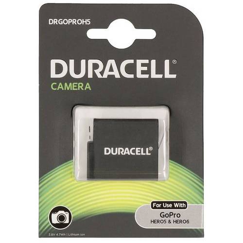 Batterie Li-ion Duracell 1250mAh pour GoPro Hero 5/Hero 6/Hero 7