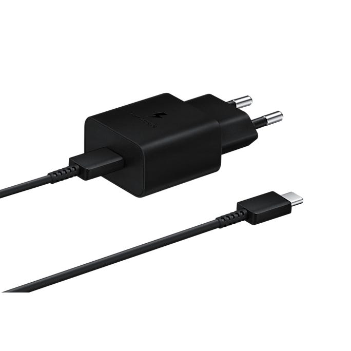 Chargeur USB C SAMSUNG 15W USB-C + cable noir 8