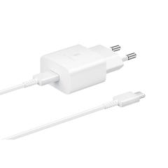 Chargeur USB C SAMSUNG 15W USB-C + cable blanc 7