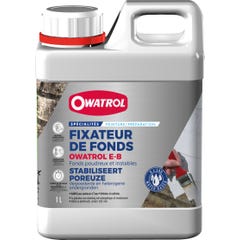 Fixe les fonds farineux, poreux et réduit le risque d'écaillage Owatrol OWATROL E-B 2.5 litres 0