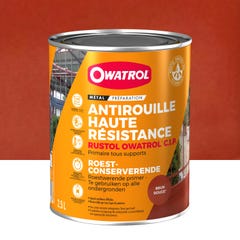 Primaire antirouille haute résistance Owatrol RUSTOL CIP Brun-Rouge (ow8) 2.5 litres 0