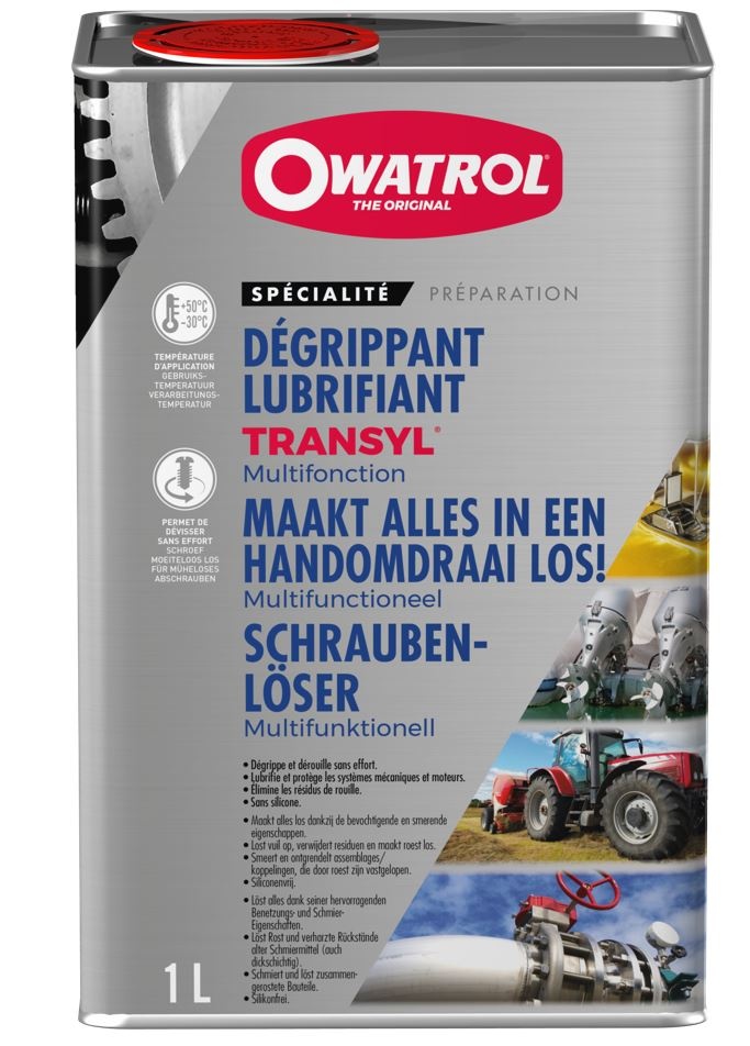 Dégrippant et lubrifiant multifonction Owatrol TRANSYL 1 litre