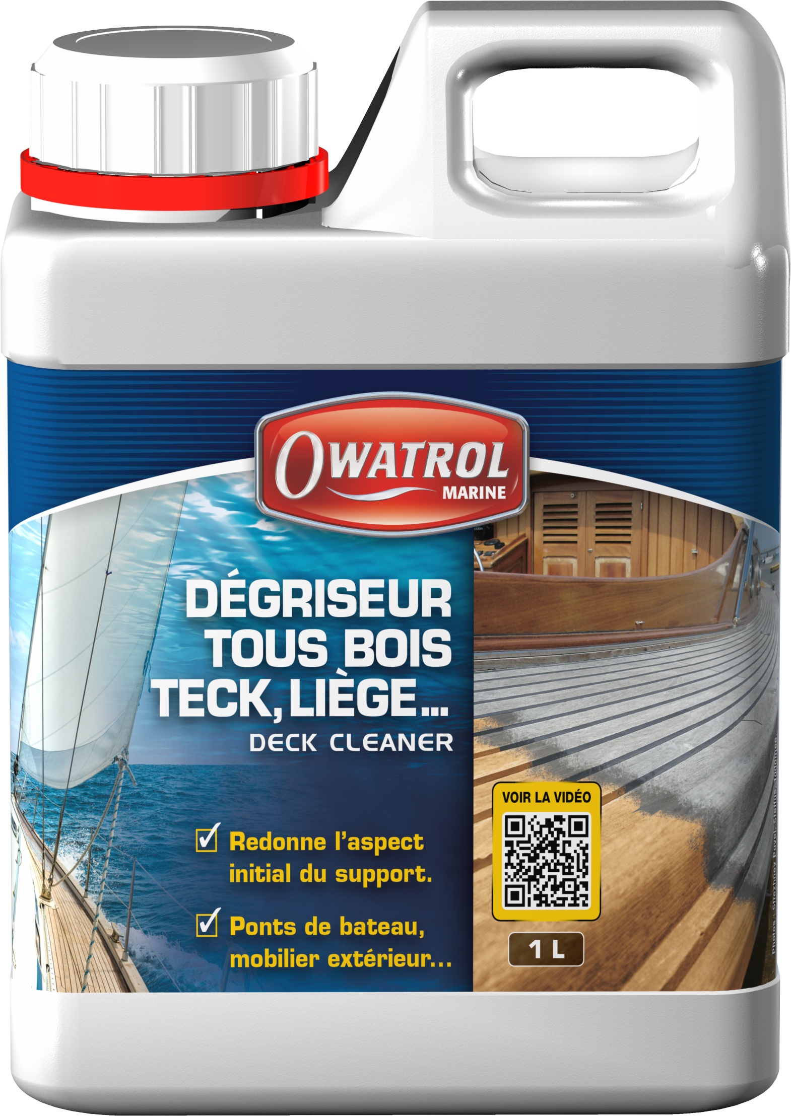 Dégriseur tous bois Owatrol DECK CLEANER 2.5 litres
